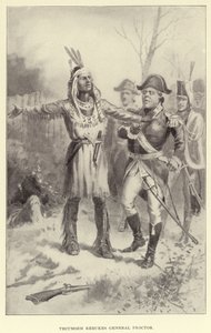Tecumseh Rebukes General Proctor by American School