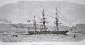 The Alabama at Port Royal, Jamaica by American School