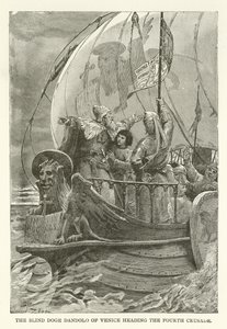 The Blind Doge Dandolo of Venice Heading the Fourth Crusade by American School