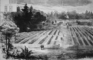 The Burial Ground at the Prisoner of War Camp at Andersonville