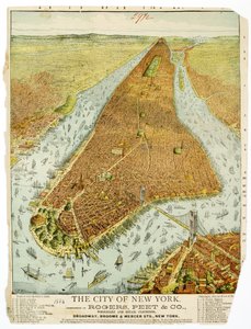The City of New York, compliments of Rogers, Peet & Co., Wholesale and Retail Clothiers, Broadway, Broome & Mercer Sts., NY by American School