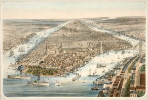 The City of New York (pub. 1876) by American School