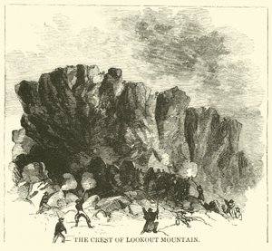 The Crest of Lookout Mountain, November 1863 by American School