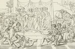 The Death of Ananias by American School