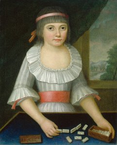 The Domino Girl, c.1790 by American School