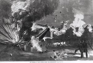 The Interior of Fort Sumter During the Bombardment, 12th April 1861, from 