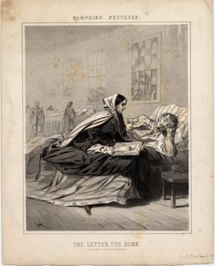The Letter for Home (Illustration from Campaign Sketches) by American School
