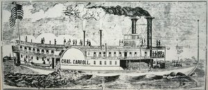 The Mississippi side-wheeler 