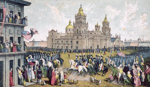 The Occupation of the Capital of Mexico by the American Army, 1846-48 by American School