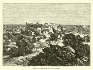 The Old Palace at Bhurtpoor by American School