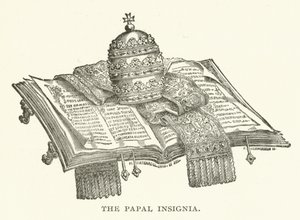 The Papal Insignia by American School