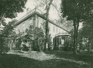 The Schuyler Mansion, Albany by American School