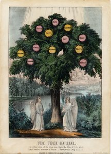 The Tree of Life, pub. by Currier & Ives, 1870
