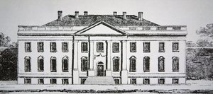 The White House in 1807 by American School
