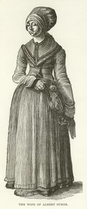 The Wife of Albrecht Dürer by American School