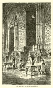 The Beautiful Gate of the Temple by American School