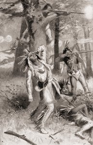 The Death of Tecumseh During The Battle of the Thames, October 5