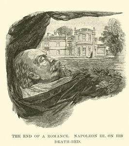The End of a Romance, Napoleon III, on His Death-Bed by American School