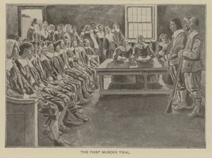 The First Murder Trial in New England by American School