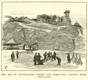 The top of Montmartre where the Communist cannon were installed