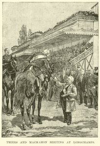 Thiers and Macmahon meeting at Longchamps