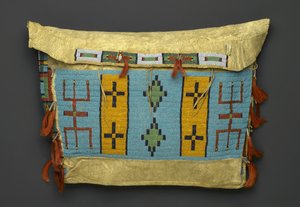 Tipi Bag, from the Plains Region, c.1860-1900 by American School