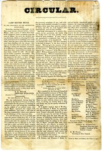 To The People of Texas re: siege of Mexican garrison at San Antonio de Bexar, 10th December 1835