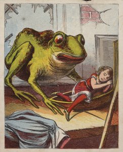 Toad Finds Sleeping Girl by American School