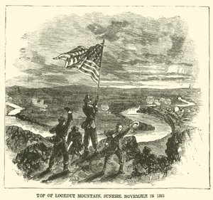 Top of Lookout Mountain, Sunrise, November 25, 1863 by American School