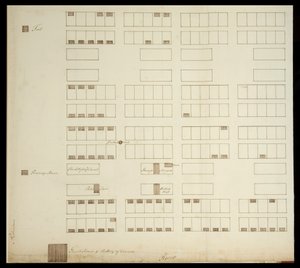Town Plan of Savannah, c.1733 by American School
