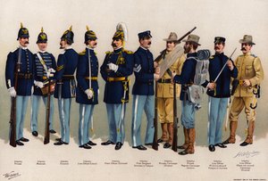 US Army, uniforms by American School