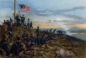 US Navy, First Hoisting of the Stars and Stripes by the Marines on Cuban Soil