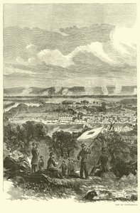 View of Chattanooga and the Federal Encampment, November 1863 by American School
