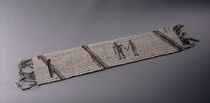 Wampum Belt, Made by Lenni Lenape Indian People, Pennsylvania by American School
