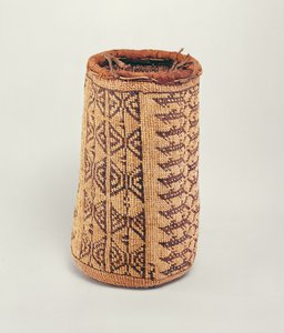 Wasco wallet basket, from Northwest American Coast