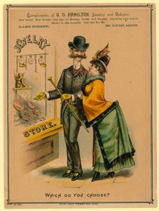 Which do you choose? Advertisement for Jewelry Store