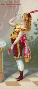 Woman Drinking by American School