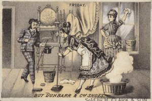 Women Cleaning and Mopping