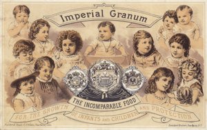 Young Children Advertising Imperial Granum