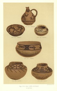 Zuni Pottery by American School