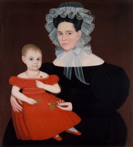 Mrs. Mayer and Daughter, 1835-40 by Ammi Phillips
