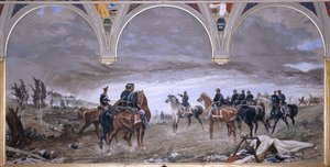 The Battle of Solferino by Amos Cassioli