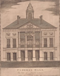 Federal Hall, the Seat of Congress by Amos Doolittle