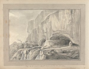 Views in England, Scotland and Wales: Vue de la Caverne de St. Beat, sur le Lac De Thun by Amos Green