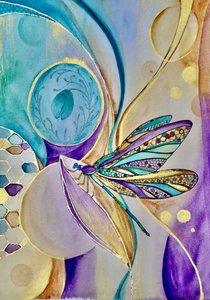 Mystic Dragonfly Dream by Amy Tieman