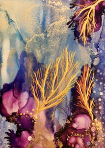 Vibrant Golden Coral