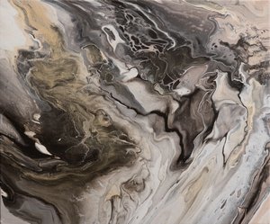 Elegant Marbled Flow