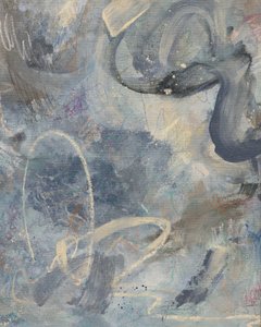 Serene Blue Abstract