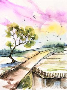 Peaceful Country Path
