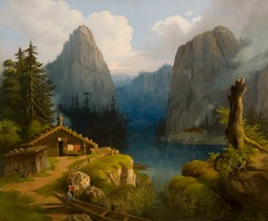Mountain Landscape with Lake